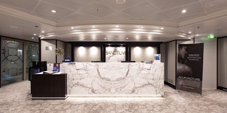 The Sanctum Spa on Azamara Journey (Photo: Cruise Critic) The Sanctum Spa on Azamara Journey (Photo: Cruise Critic)