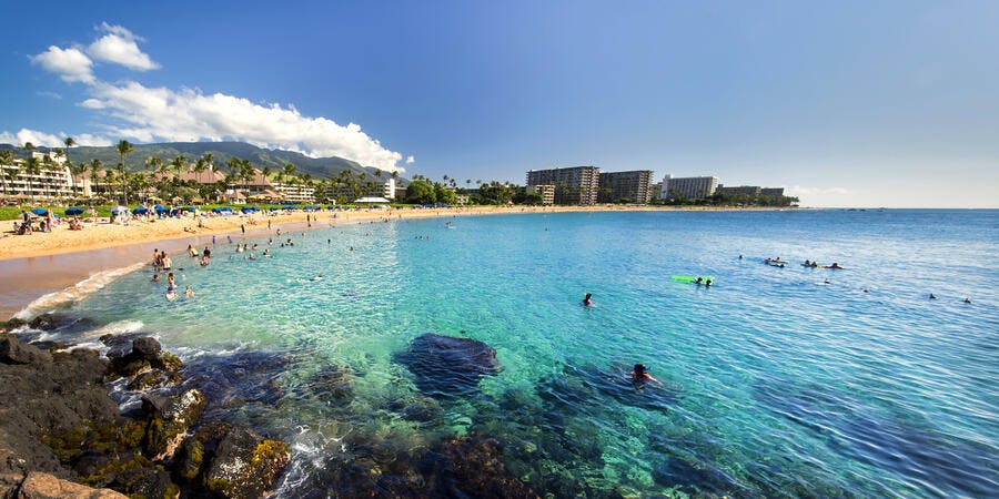 Kaanapali Beach from Black Rock, Maui, Hawaii (Photo: Photo Image/Shutterstock) Kaanapali Beach from Black Rock, Maui, Hawaii (Photo: Photo Image/Shutterstock)