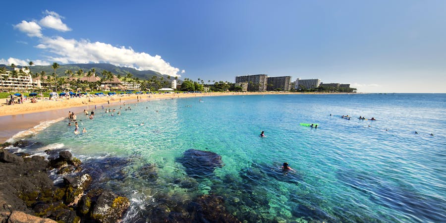 Kaanapali Beach from Black Rock, Maui, Hawaii (Photo: Photo Image/Shutterstock) Kaanapali Beach from Black Rock, Maui, Hawaii (Photo: Photo Image/Shutterstock)
