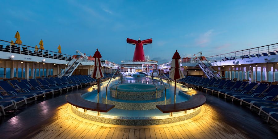 Main Pool on Carnival Elation Main Pool on Carnival Elation