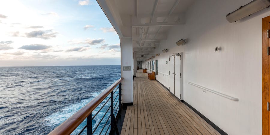 Exterior Deck on Zuiderdam Exterior Deck on Zuiderdam