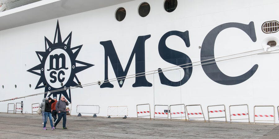 Ship Exterior on MSC Meraviglia Ship Exterior on MSC Meraviglia