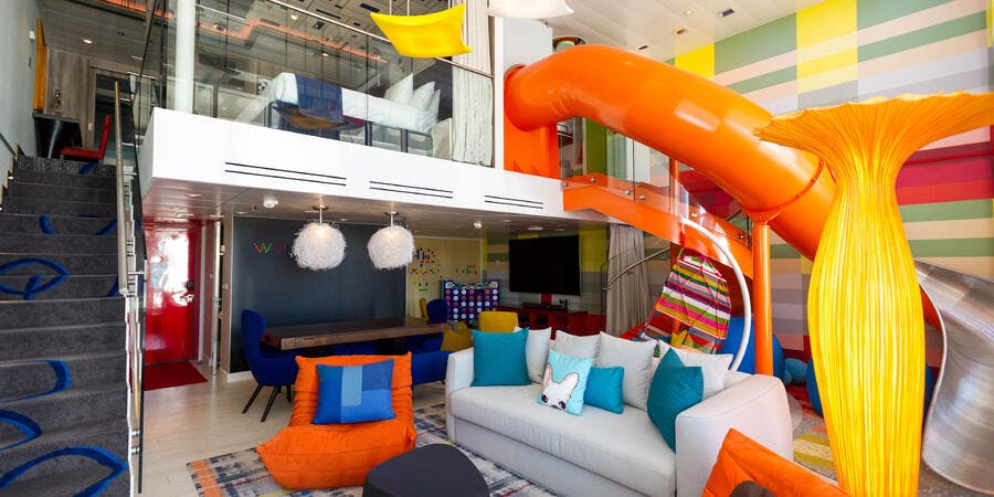 The Ultimate Family Suite on Symphony of the Seas (Photo: Cruise Critic) The Ultimate Family Suite on Symphony of the Seas (Photo: Cruise Critic)
