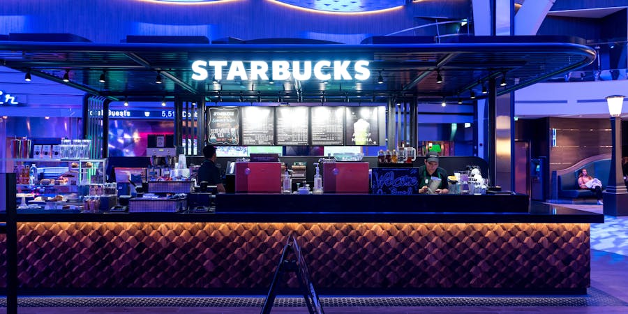 Starbucks on Symphony of the Seas (Photo: Cruise Critic) Starbucks on Symphony of the Seas (Photo: Cruise Critic)