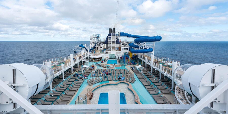 Main Pool on Norwegian Bliss Main Pool on Norwegian Bliss
