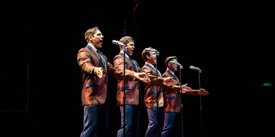 "Jersey Boys" in Bliss Theater on Norwegian Bliss "Jersey Boys" in Bliss Theater on Norwegian Bliss