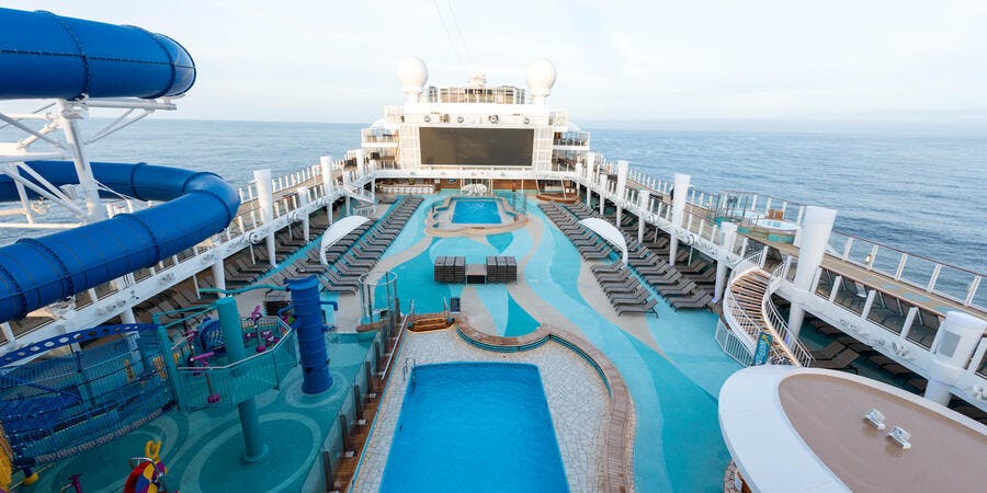 Main Pool on Norwegian Bliss Main Pool on Norwegian Bliss