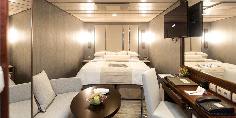 The Club Interior Cabin on Azamara Journey (Photo: Cruise Critic) The Club Interior Cabin on Azamara Journey (Photo: Cruise Critic)