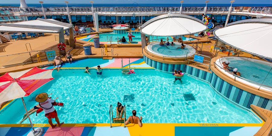 Main Pools on Mariner of the Seas Main Pools on Mariner of the Seas