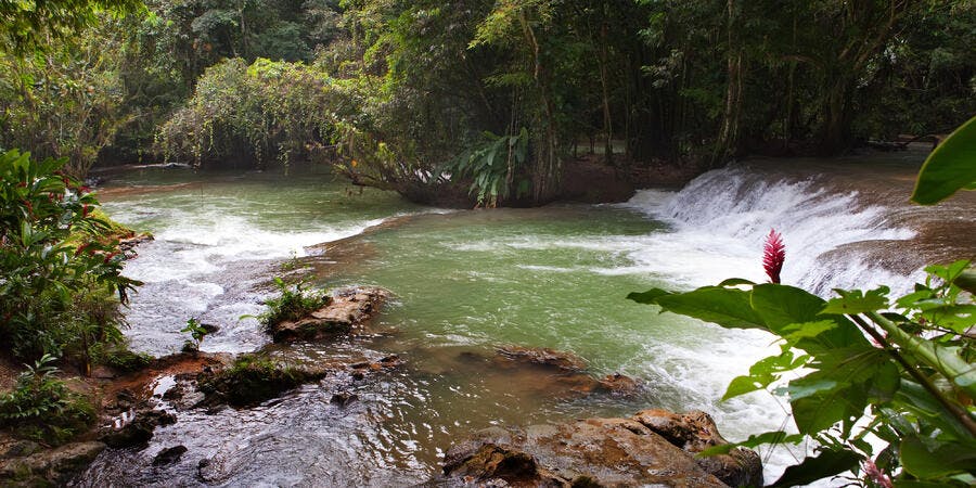 Dunn's River Waterfalls in Jamaica (Photo: KKulikov/Shutterstock) Dunn's River Waterfalls in Jamaica (Photo: KKulikov/Shutterstock)