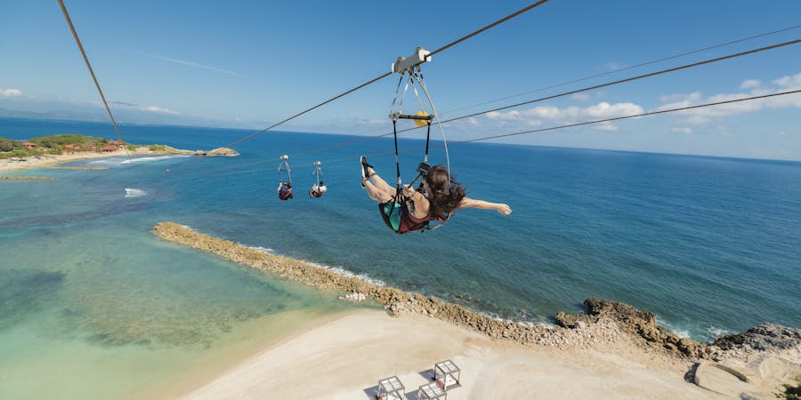 Dragon's Breath Flight Line in Labadee, Haiti (Photo: Royal Caribbean International) Dragon's Breath Flight Line in Labadee, Haiti (Photo: Royal Caribbean International)