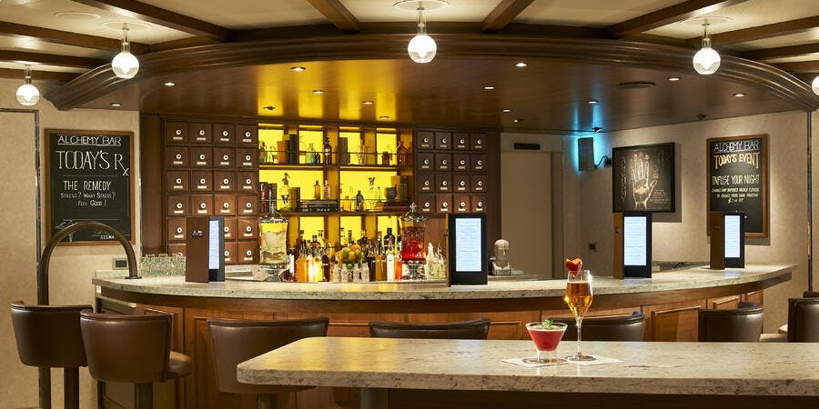 Carnival Horizon's Alchemy Bar (Photo: Carnival Cruise Line) Carnival Horizon's Alchemy Bar (Photo: Carnival Cruise Line)