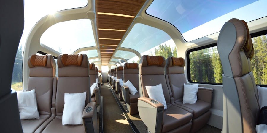 Gold Leaf Tier Carriage with Viewing Dome From Front (Photo: Christina Janansky/Cruise Critic) Gold Leaf Tier Carriage with Viewing Dome From Front (Photo: Christina Janansky/Cruise Critic)