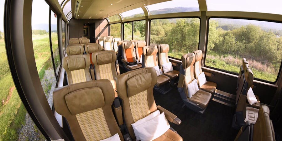 Inside of The Silver Leaf Carriage (Photo: Christina Janansky/Cruise Critic) Inside of The Silver Leaf Carriage (Photo: Christina Janansky/Cruise Critic)