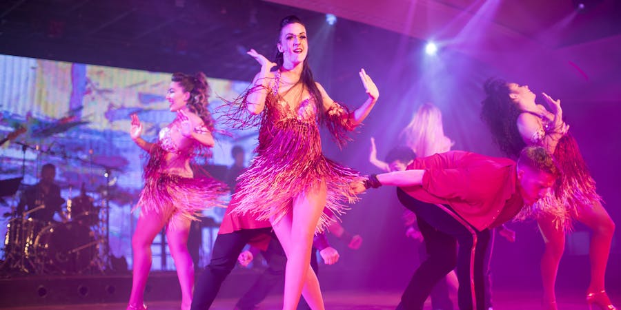 Entertainment onboard Crystal Serenity (Photo: Crystal Cruises) Entertainment onboard Crystal Serenity (Photo: Crystal Cruises)