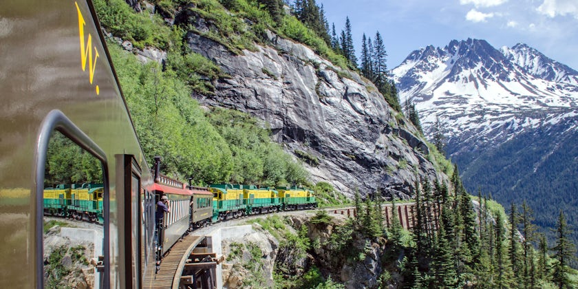 The White Pass and Yukon Railroad in Alaska (Photo: Rocky Grimes/Shutterstock.com)
