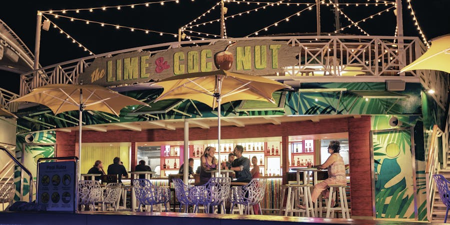 The Lime and Coconut bar will be added to Royal Caribbean ship in 2020 (Photo: Royal Caribbean International) The Lime and Coconut bar will be added to Royal Caribbean ship in 2020 (Photo: Royal Caribbean International)