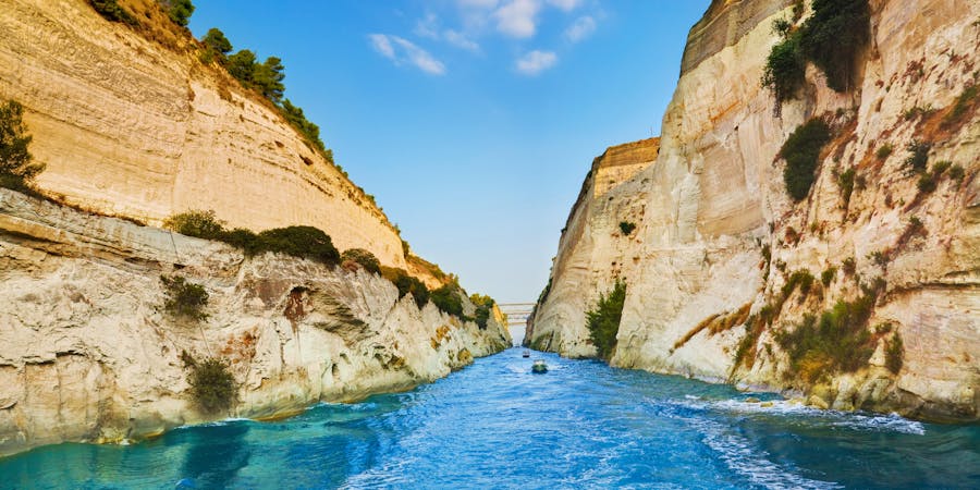 Corinth Canal, Greece (Photo: Tatiana Popova/Shutterstock) Corinth Canal, Greece (Photo: Tatiana Popova/Shutterstock)
