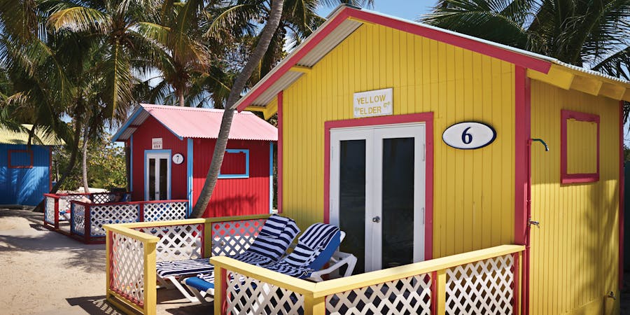 Yellow Bungalow on Princess Cays (Photo: Princess Cruises) Yellow Bungalow on Princess Cays (Photo: Princess Cruises)
