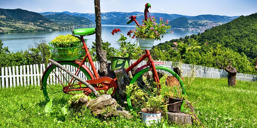 Cycling along the Danube. (Photo by Shutterstock) Cycling along the Danube. (Photo by Shutterstock)
