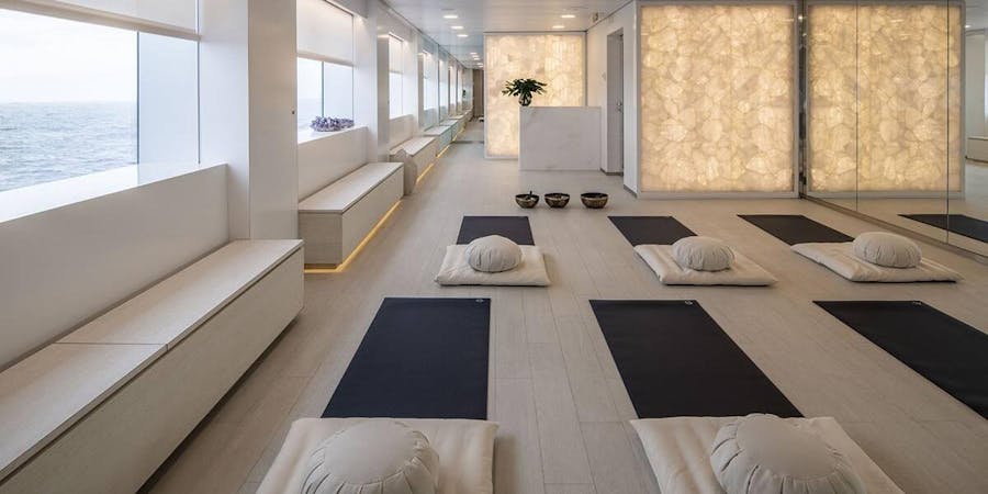 The Yoga Studio on Scenic Eclipse (Photo: Scenic Cruises) The Yoga Studio on Scenic Eclipse (Photo: Scenic Cruises)