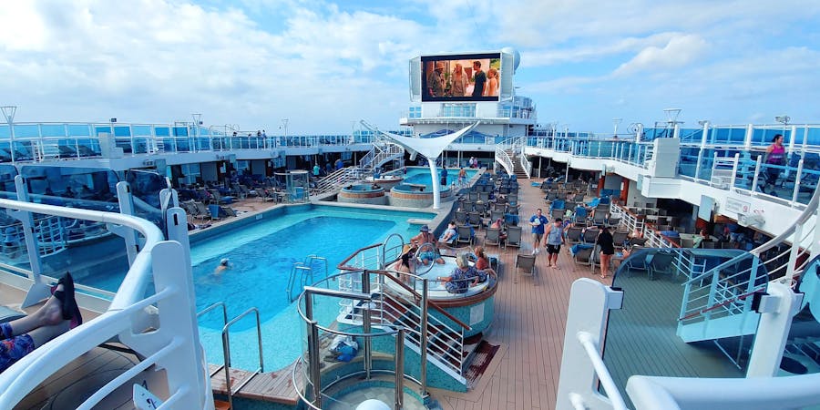 The Pool Deck on Sky Princess (Photo: Dori Saltzman/Cruise Critic) The Pool Deck on Sky Princess (Photo: Dori Saltzman/Cruise Critic)