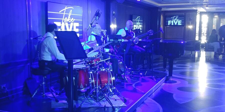 The Take Five Lounge on Sky Princess (Photo: Dori Saltzman/Cruise Critic) The Take Five Lounge on Sky Princess (Photo: Dori Saltzman/Cruise Critic)