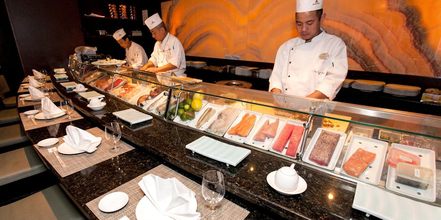 Umi Uma & Sushi Bar on Crystal Symphony (Photo: Cruise Critic) Umi Uma & Sushi Bar on Crystal Symphony (Photo: Cruise Critic)