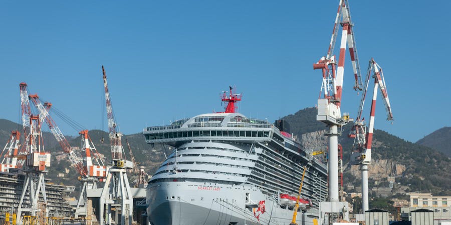 Scarlet Lady handover from shipyard to Virgin Voyages Scarlet Lady handover from shipyard to Virgin Voyages