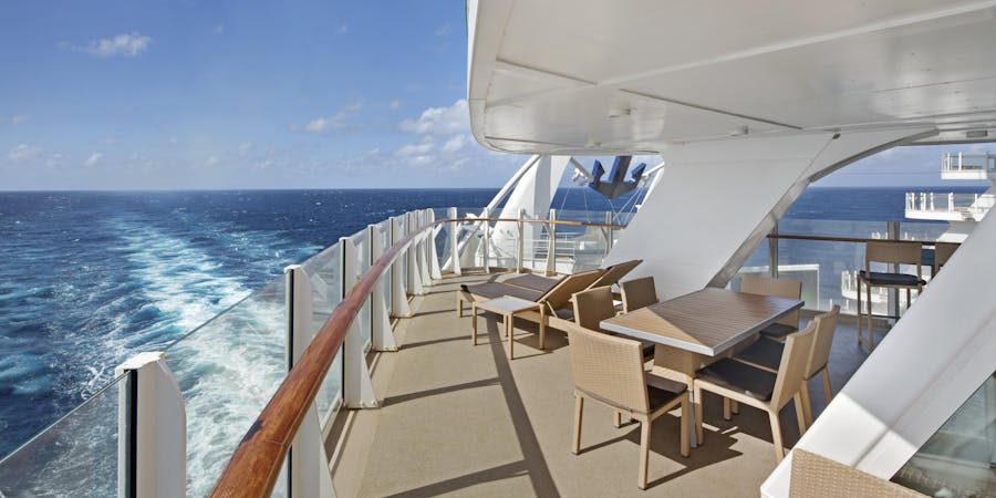 AquaTheater Suite Balcony (Photo: Royal Caribbean) AquaTheater Suite Balcony (Photo: Royal Caribbean)