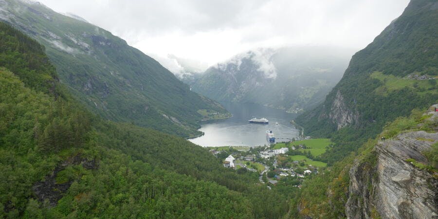 Azamara Journey in Geirangerfjord (Photo: Grandma Cruising/Cruise Critic member) Azamara Journey in Geirangerfjord (Photo: Grandma Cruising/Cruise Critic member)
