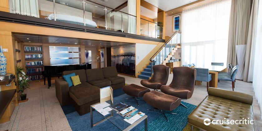 Zoom Background: The Royal Loft Suite on Harmony of the Seas (Photo: Cruise Critic)