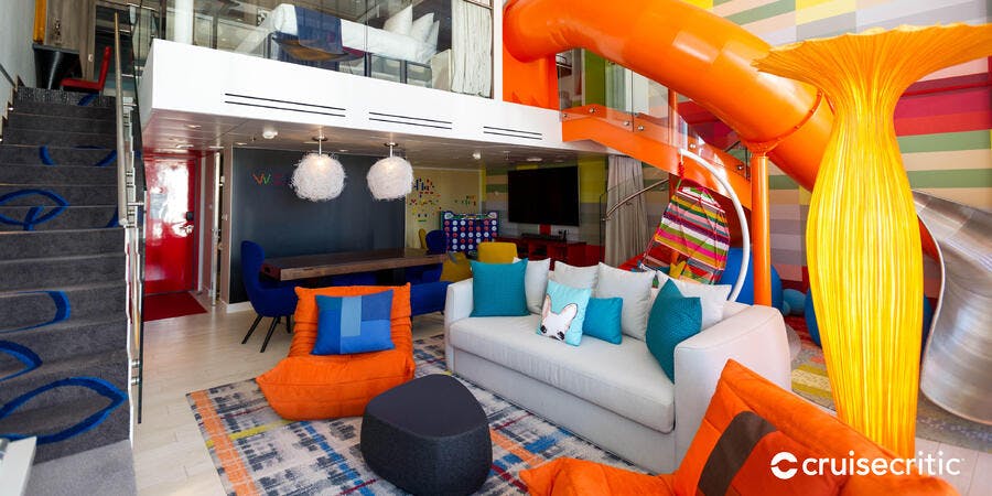 The Ultimate Family Suite on Symphony of the Seas (Photo: Cruise Critic) The Ultimate Family Suite on Symphony of the Seas (Photo: Cruise Critic)