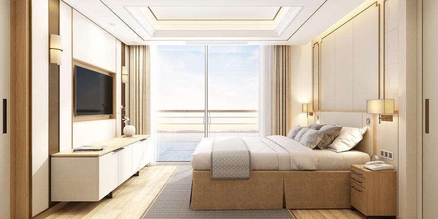 The Explorer Suite on Viking Saigon (Image: Viking River Cruises) The Explorer Suite on Viking Saigon (Image: Viking River Cruises)