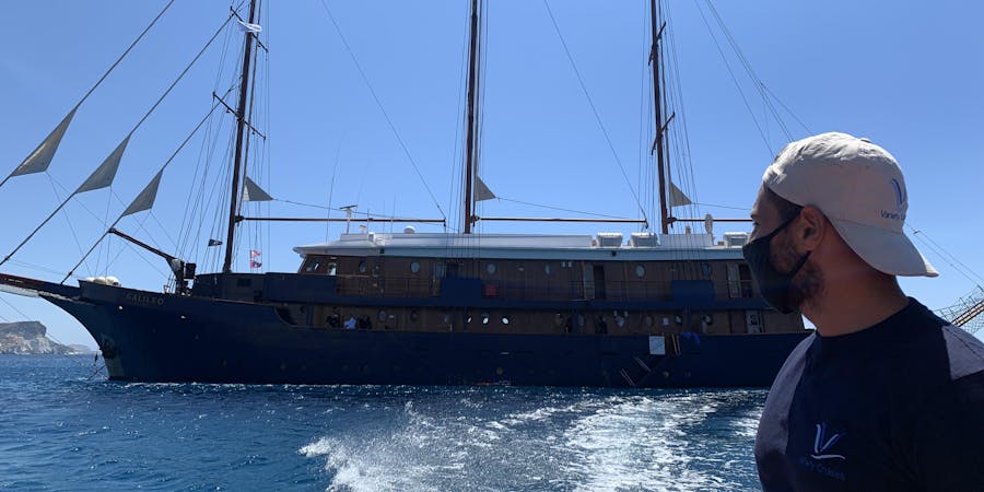 Variety Cruises' Galileo in Greece (Photo: Adam Coulter/Cruise Critic) Variety Cruises' Galileo in Greece (Photo: Adam Coulter/Cruise Critic)
