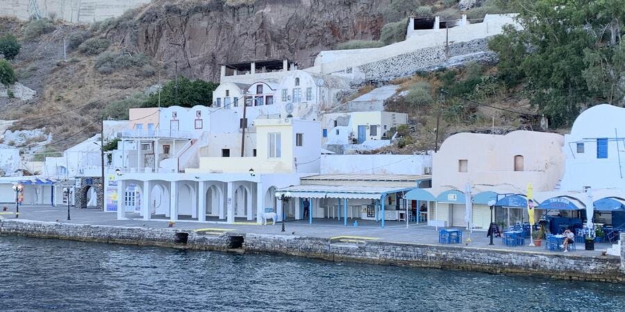 Empty pier in Santorini (Photo: Adam Coulter/Cruise Critic) Empty pier in Santorini (Photo: Adam Coulter/Cruise Critic)