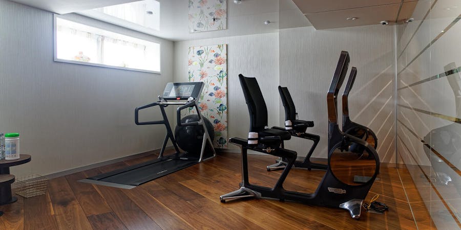 Fitness Studio on AmaKristina (Photo: Franz Neumeier/Cruise Critic Contributor) Fitness Studio on AmaKristina (Photo: Franz Neumeier/Cruise Critic Contributor)