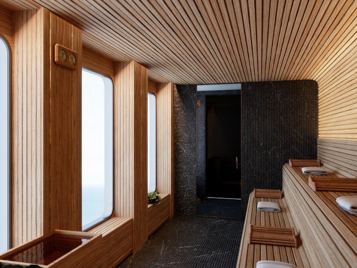 The SeaSpa Sauna on World Navigator (Photo: Atlas Ocean Voyages)