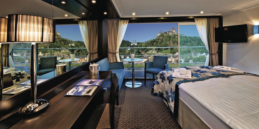 Avalon Vista Panorama Suite (Photo: Avalon Waterways) Avalon Vista Panorama Suite (Photo: Avalon Waterways)