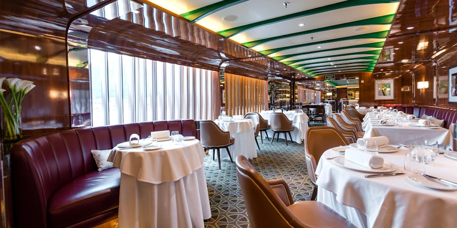 The Grill Restaurant on Seabourn Quest (Photo: Cruise Critic) The Grill Restaurant on Seabourn Quest (Photo: Cruise Critic)