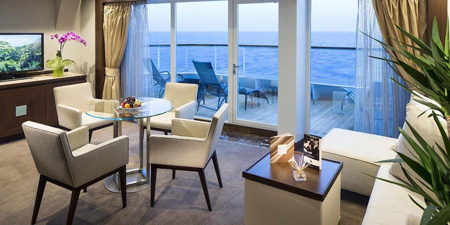 Seabourn Odyssey Penthouse Spa Suite (Photo: Seabourn) Seabourn Odyssey Penthouse Spa Suite (Photo: Seabourn)
