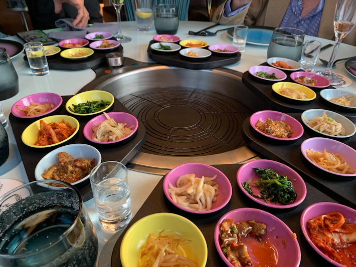 Gunbae restaurant on Virgin Voyages' Scarlet Lady (Photo/Adam Coulter) 