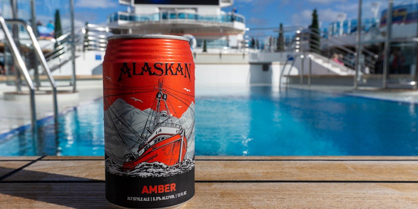 Princess Cruises carries Alaskan beers onboard Majestic Princess (Photo: Aaron Saunders)