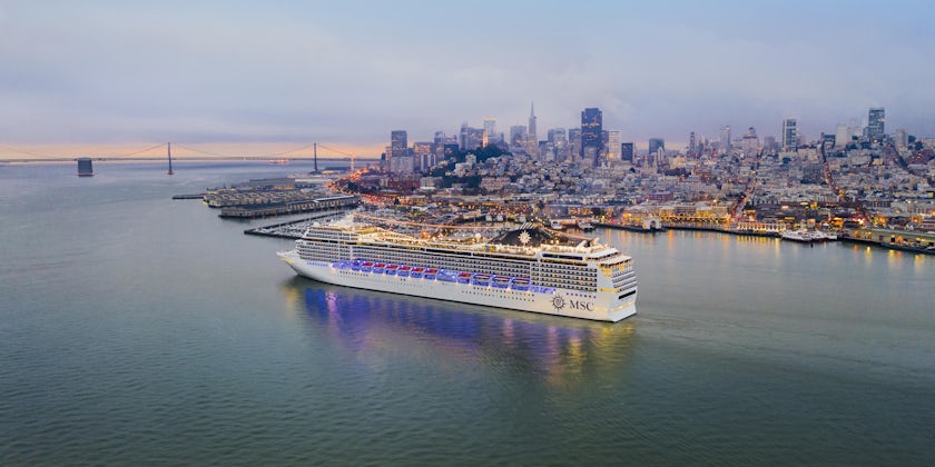 MSC Magnifica in San Francisco (Photo: MSC Cruises)