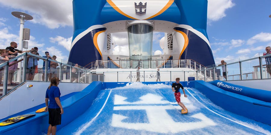 FlowRider on Anthem of the Seas (Photo: Cruise Critic) FlowRider on Anthem of the Seas (Photo: Cruise Critic)