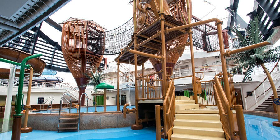 Forest Aquaventure Park on MSC Seaside (Photo: Cruise Critic) Forest Aquaventure Park on MSC Seaside (Photo: Cruise Critic)