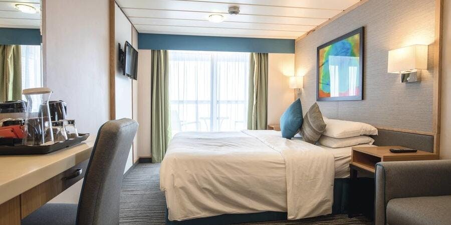 Marella Discovery's Deluxe Balcony (Photo: Marella Cruises) Marella Discovery's Deluxe Balcony (Photo: Marella Cruises)
