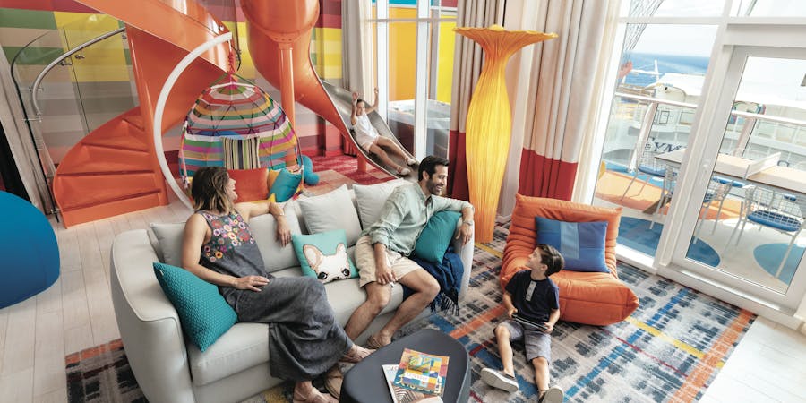 The Ultimate Family Suite on Symphony of the Seas (Photo: Royal Caribbean) The Ultimate Family Suite on Symphony of the Seas (Photo: Royal Caribbean)