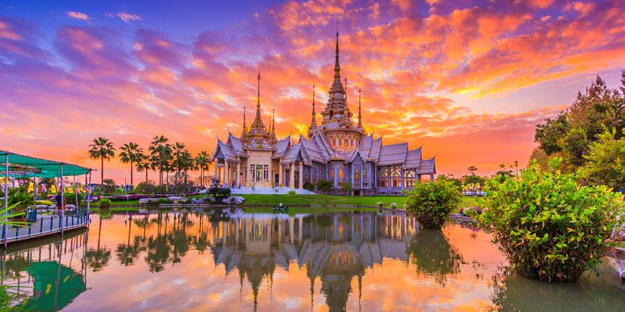 Wat None Kum in Nakhon Ratchasima province Thailand (Photo: apiguide/Shutterstock) Wat None Kum in Nakhon Ratchasima province Thailand (Photo: apiguide/Shutterstock)