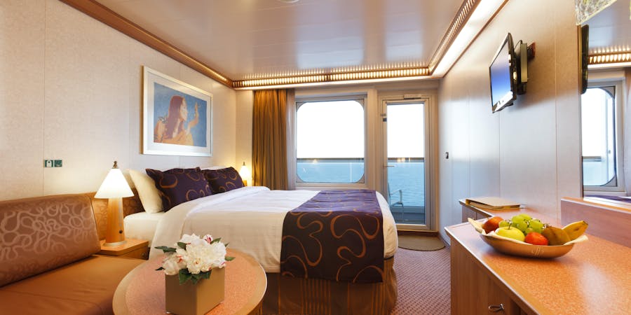 Costa Fascinosa Balcony Cabin (Photo: Costa Cruises) Costa Fascinosa Balcony Cabin (Photo: Costa Cruises)